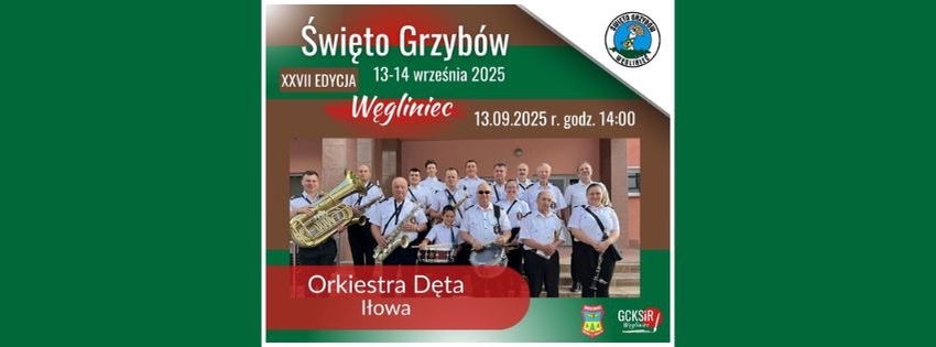 grafika ze zdjęciem Orkiestry Dętej z Iłowej