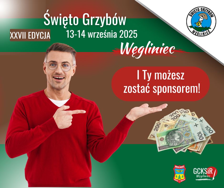 Grafika "I Ty możesz zostać sponsorem"